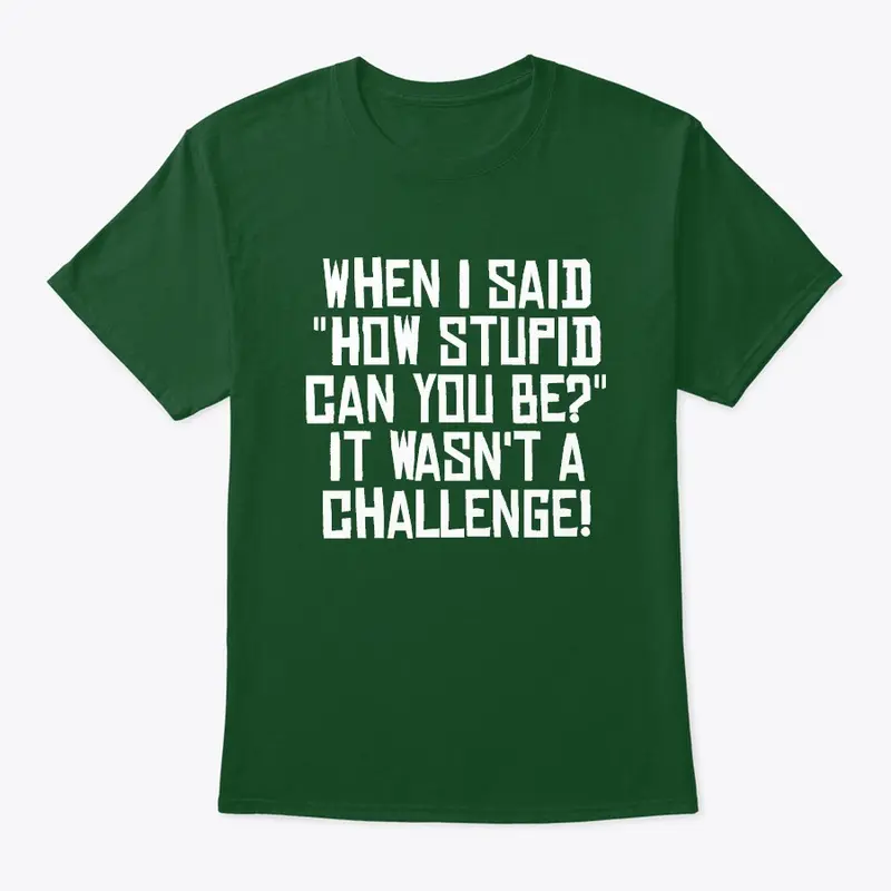 "Challenge" tee-shirt, unisex